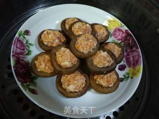 香菇酿肉的做法步骤:11