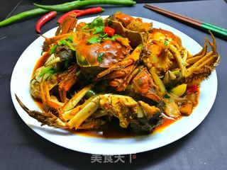 汁浓味鲜的香辣蟹的做法步骤:18