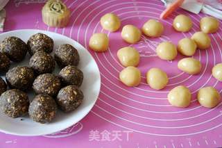 紫苏馅月饼的做法步骤:5