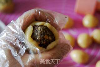 紫苏馅月饼的做法步骤:6