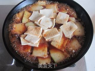 #肉末千叶豆腐烧冬瓜的做法图解9