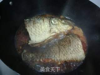 红油豆瓣酱烧鲤鱼的做法步骤：17