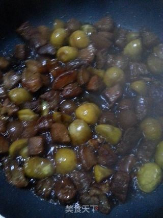 #栗子红烧肉的做法图解7