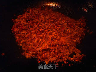 香辣香菇肉酱的做法步骤：7