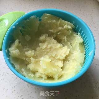 缤纷薯泥蛋的做法步骤:4
