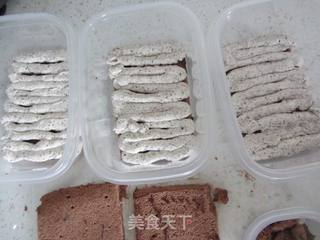 咸奶油盒子蛋糕的做法步骤:16
