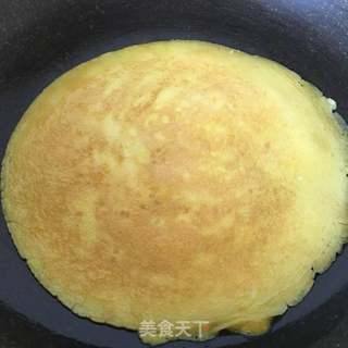 香肠厚蛋烧的做法步骤：5