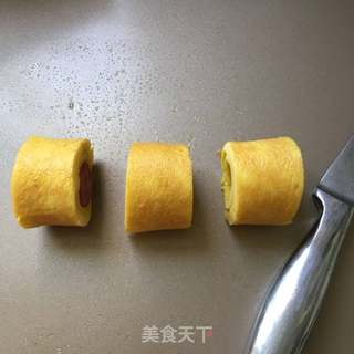 香肠厚蛋烧的做法步骤：8