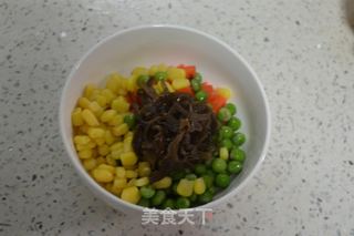 虾仁炒饭的做法步骤:3