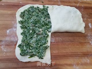 荠菜千层肉饼的做法步骤:8