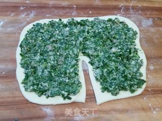 荠菜千层肉饼的做法步骤:7