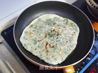 荠菜千层肉饼的做法步骤:12