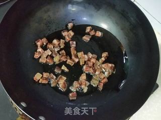 香肠南瓜炒饭的做法步骤：3