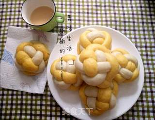 绣球馒头的做法步骤:10