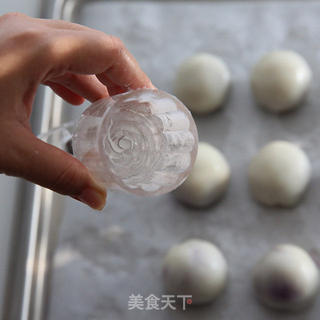 人月两团圆——紫薯冰皮月饼的做法步骤:23