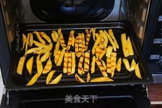 外焦里糯的烤薯条的做法步骤:5