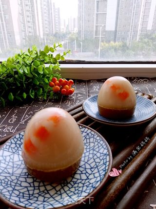 鲜虾皮冻琉璃蛋的做法步骤:21