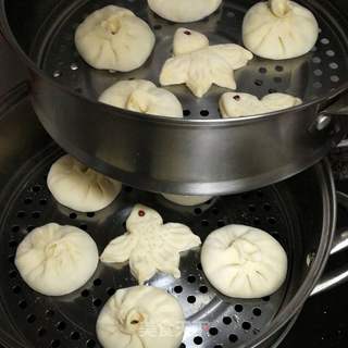 青菜香菇包的做法步骤:6