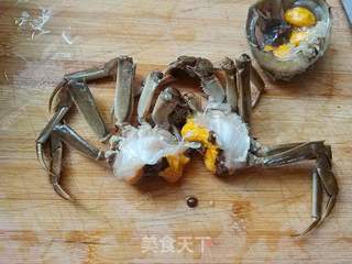 香辣大闸蟹的做法步骤:4