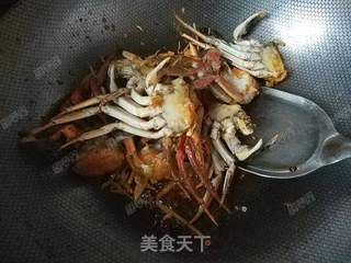 香辣大闸蟹的做法步骤:16