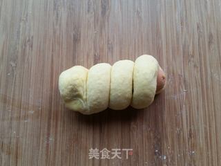 豆浆香肠卷的做法步骤:7