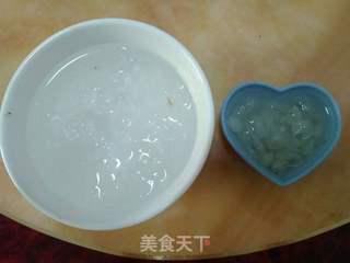 牛奶雪燕羹的做法步骤:2