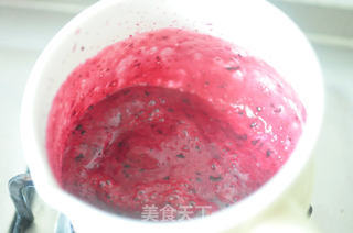 纯天然蓝莓果酱配免烤芝士蛋糕的做法步骤:12