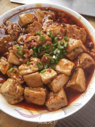 素麻婆豆腐的做法步骤：6