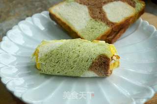 三色吐司的做法步骤:21