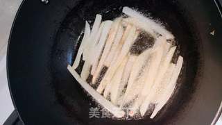 炸薯条的做法步骤:4