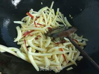 醋溜白菜的做法步骤:7