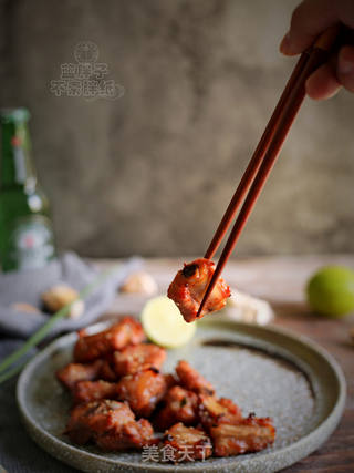 蜜汁烤排骨的做法步骤:12