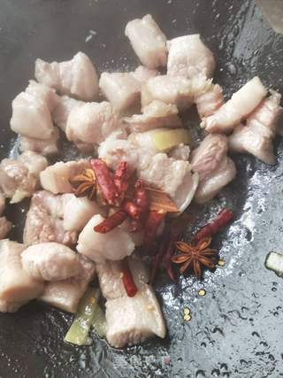 酸菜五花肉炖粉条的做法步骤:7