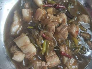 酸菜五花肉炖粉条的做法步骤:11