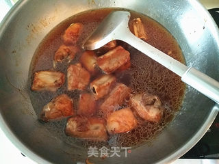 简单版糖醋排骨的做法步骤:6