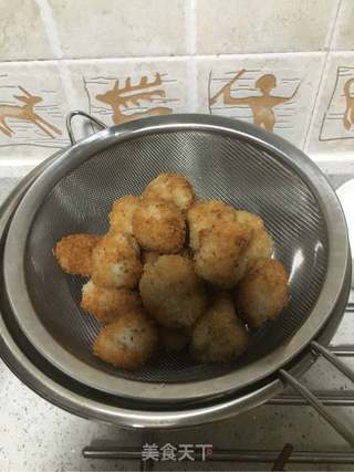 炸芋艿丸的做法步骤:7