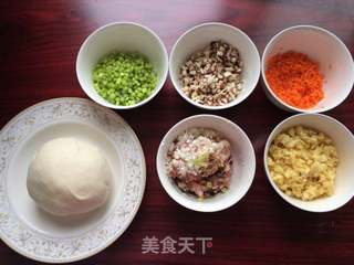 四喜蒸饺的做法步骤:2