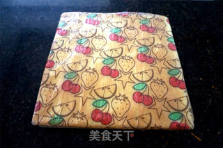 樱桃彩绘蛋糕卷的做法步骤:13