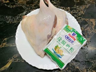 盐焗鸭的做法步骤:2