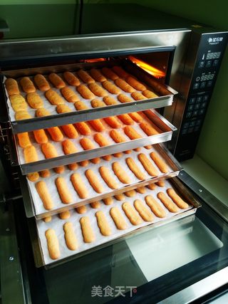 蛋黄手指饼干的做法步骤:14