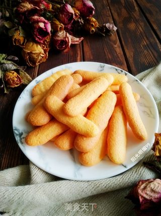 蛋黄手指饼干的做法步骤:15
