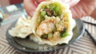 黄瓜青椒海鲜饺的做法步骤:15