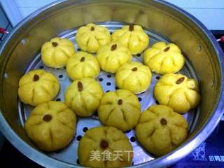 蜜豆南瓜包的做法步骤:14
