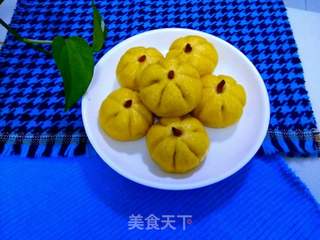 蜜豆南瓜包的做法步骤:15