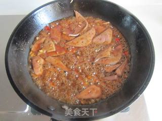 铁板洋葱爆猪肝的做法步骤:10