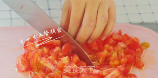 番茄鸡蛋奶酪米饼的做法步骤:3