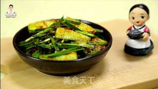 黄瓜韭菜泡菜的做法步骤:15