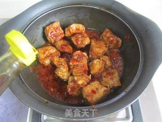 川味土豆烧排骨的做法步骤:7
