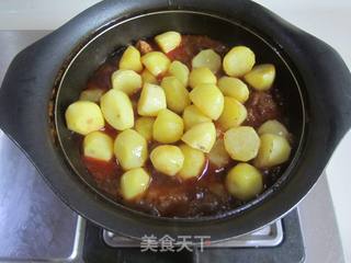 川味土豆烧排骨的做法步骤:10