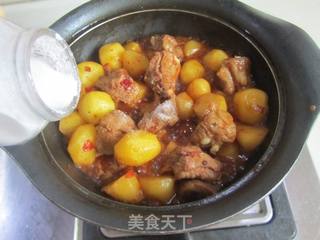 川味土豆烧排骨的做法步骤:11